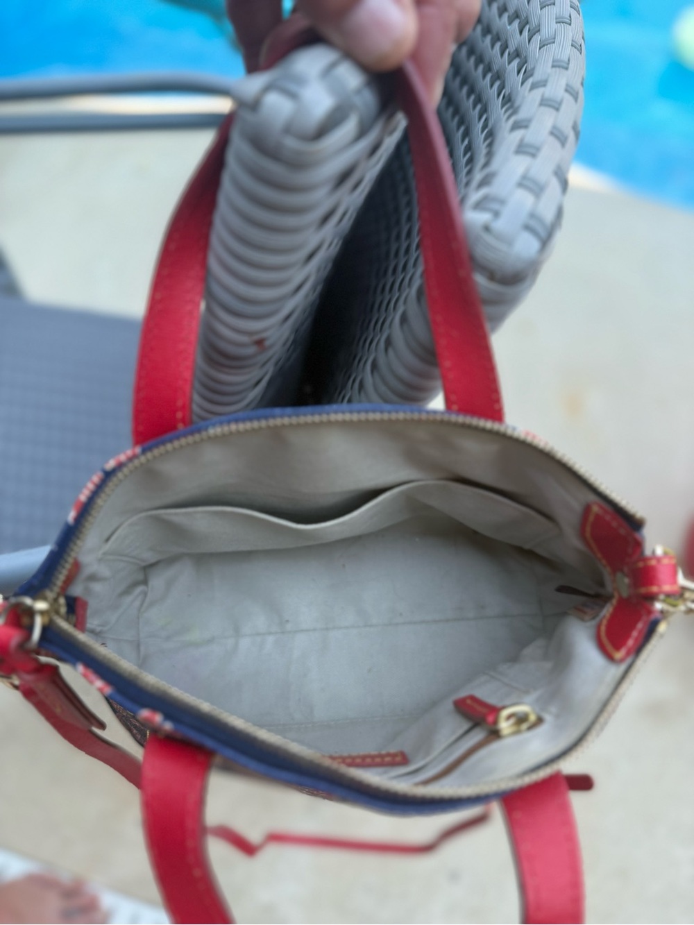 Dooney & Bourke Ole Miss Mini Satchel - Picture 6 of 7